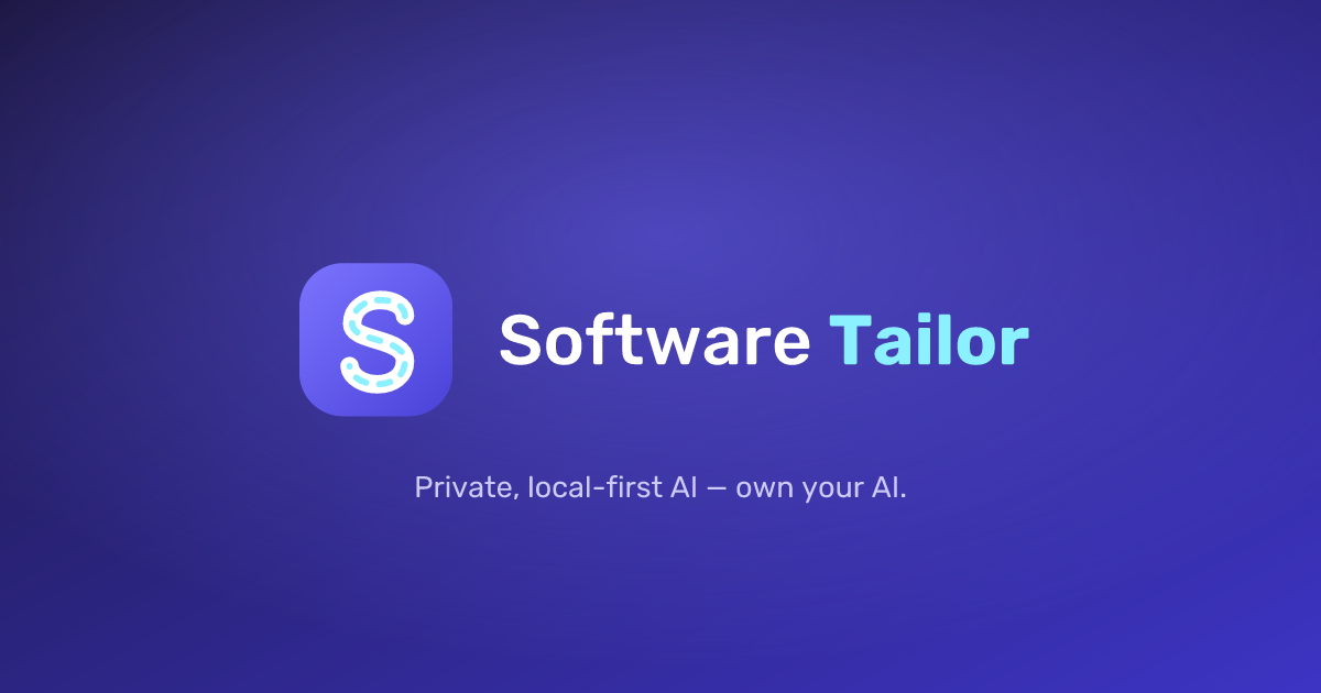 Everyone Software Private, Local-First AI for Everyone | Software Tailor